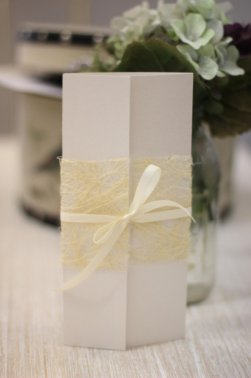 Elegant wedding invitation suite